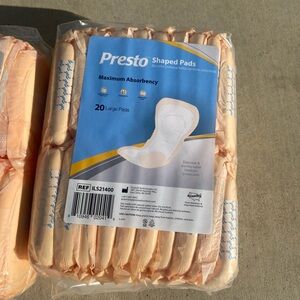 29C - L PADS Presto Shaped Pads - Maximum Absorbency - -sz.L  (1package )